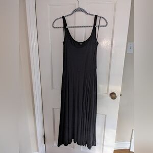 Quince Tencel Jersey Fit & Flare Midi Dress